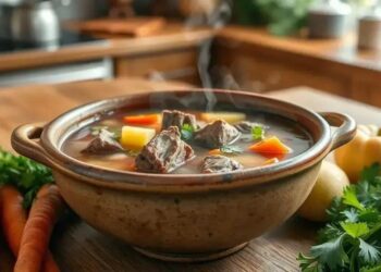 Sopa de legumes com músculo: o segredo para uma refeição nutritiva e reconfortante