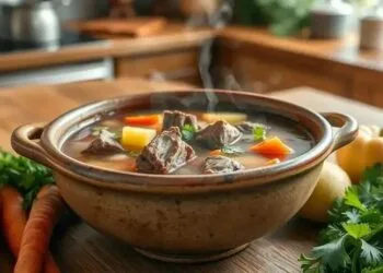 Sopa de legumes com músculo: o segredo para uma refeição nutritiva e reconfortante