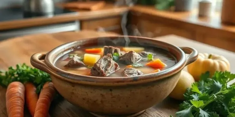 Sopa de legumes com músculo: o segredo para uma refeição nutritiva e reconfortante