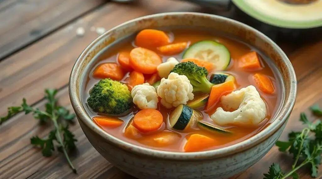 Sopa de legumes low carb: receita que aquece e emagrece em 30 minutos