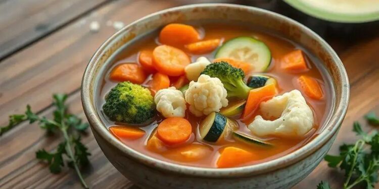 Sopa de legumes low carb: receita que aquece e emagrece em 30 minutos