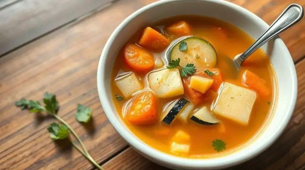 Sopa de legumes para bebe de 6 meses: receita nutritiva e segura
