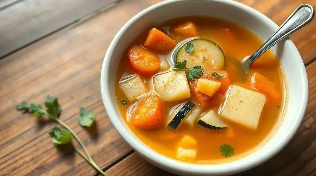 Sopa de legumes para bebe de 6 meses: receita nutritiva e segura