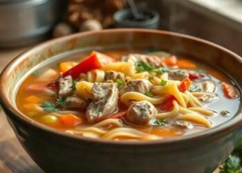 Sopa de macarrão com legumes e frango: receita que aquece o coração em dias frios
