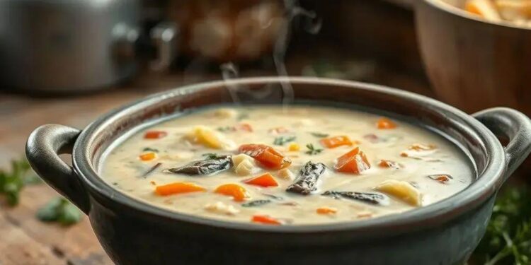 Sopa de mandioca com legumes: receita cremosa que aquece o coração