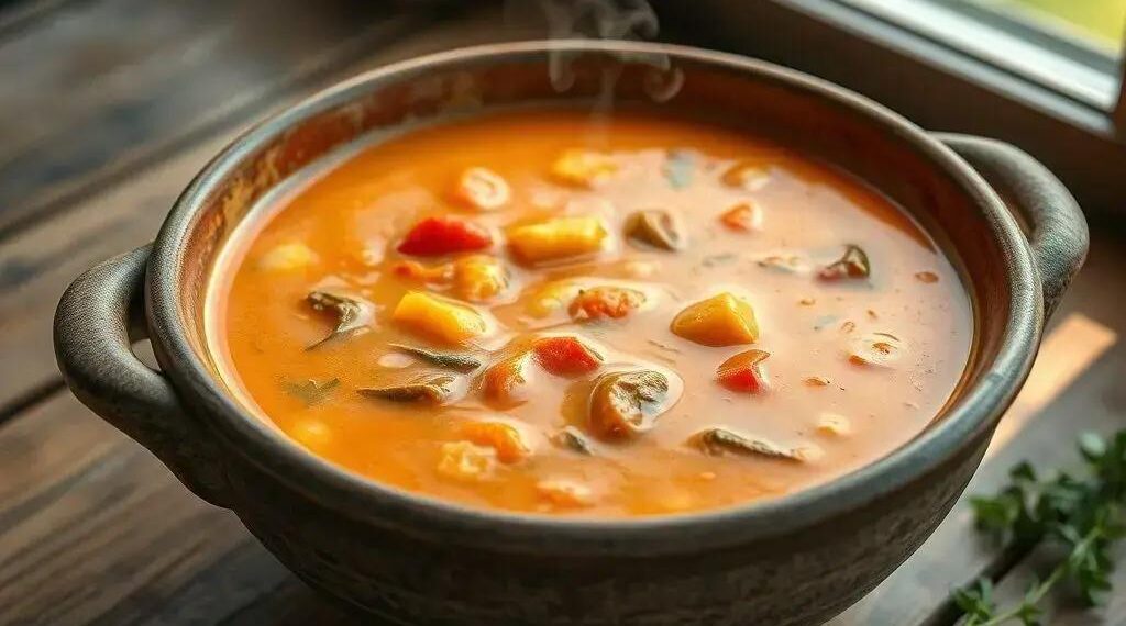 Sopa de mandioquinha com legumes: receita cremosa que aquece o coração