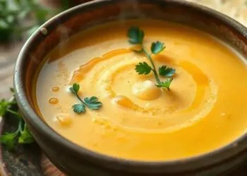 Sopa de mandioquinha cremosa: o segredo para um jantar reconfortante em 30 minutos