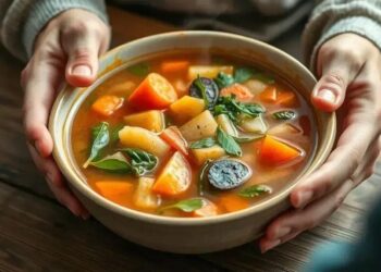 Sopa fortificante para idosos: receitas nutritivas que fazem a diferença