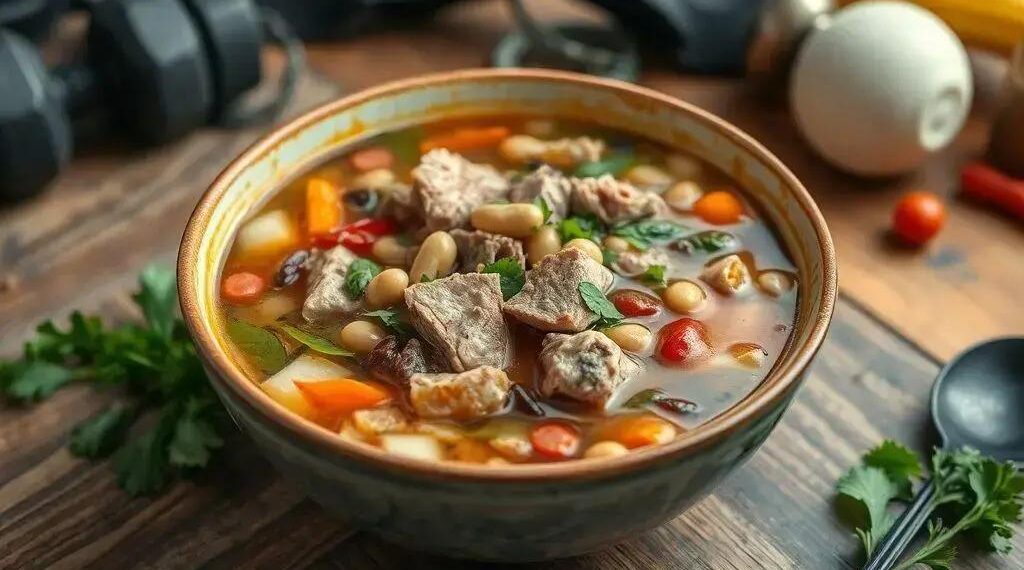 Sopa musculo: descubra como essa receita pode transformar sua recuperação muscular