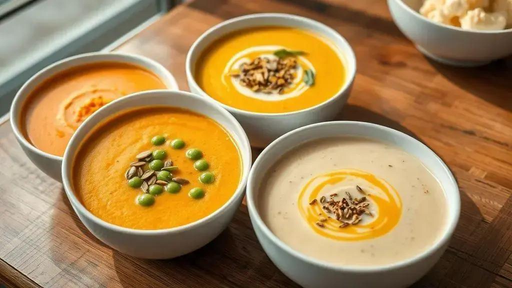 Sopas cremosas que conquistam qualquer paladar
