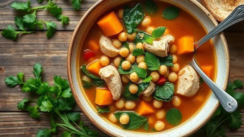Sopas que funcionam como refeição completa e nutritiva