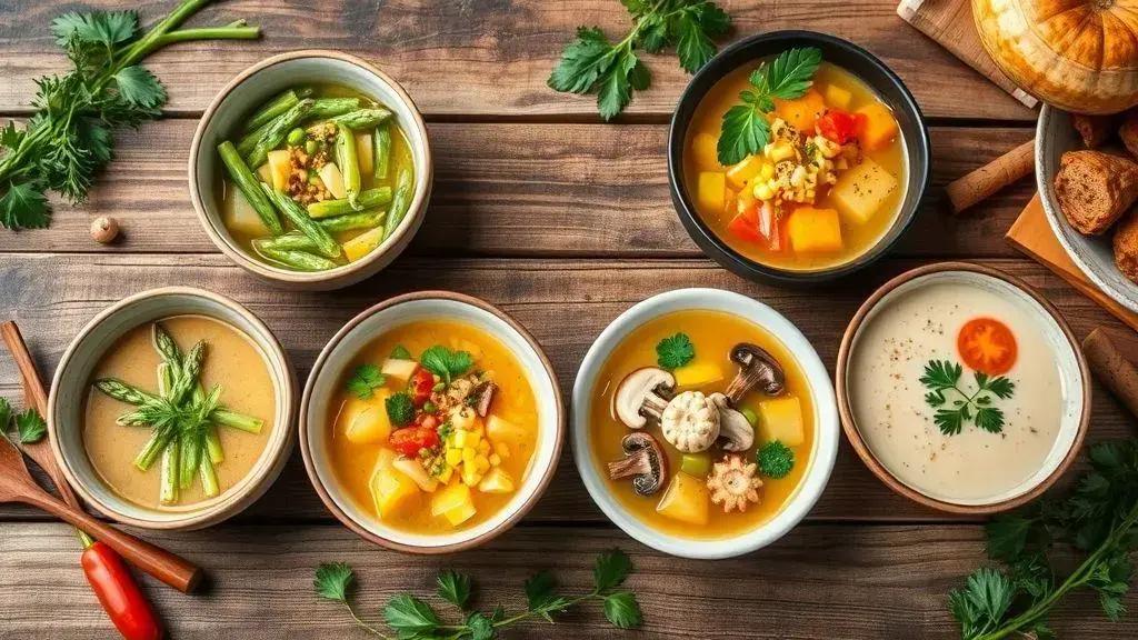 Variações criativas para personalizar sua sopa de legumes