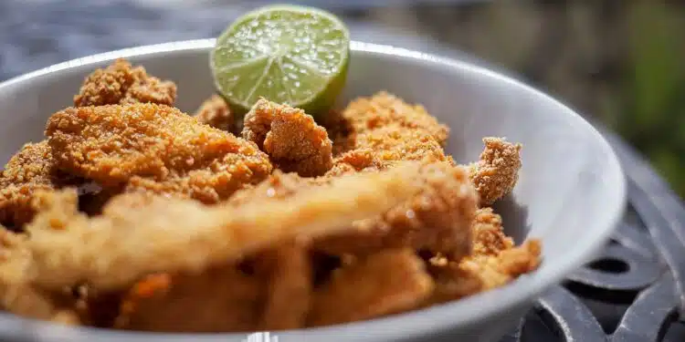Frango Crocante na Air Fryer Empanado que Crepita Sem Fritura