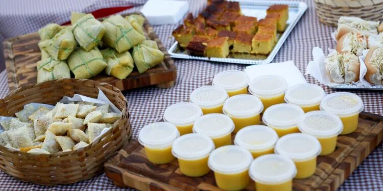 Verrine de curau sem açúcar para festa junina: receita fitness