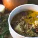 Sopa de Couve-Flor com Carne Seca em Cubos e Alho Dourado: Jantar de Panela do Interior