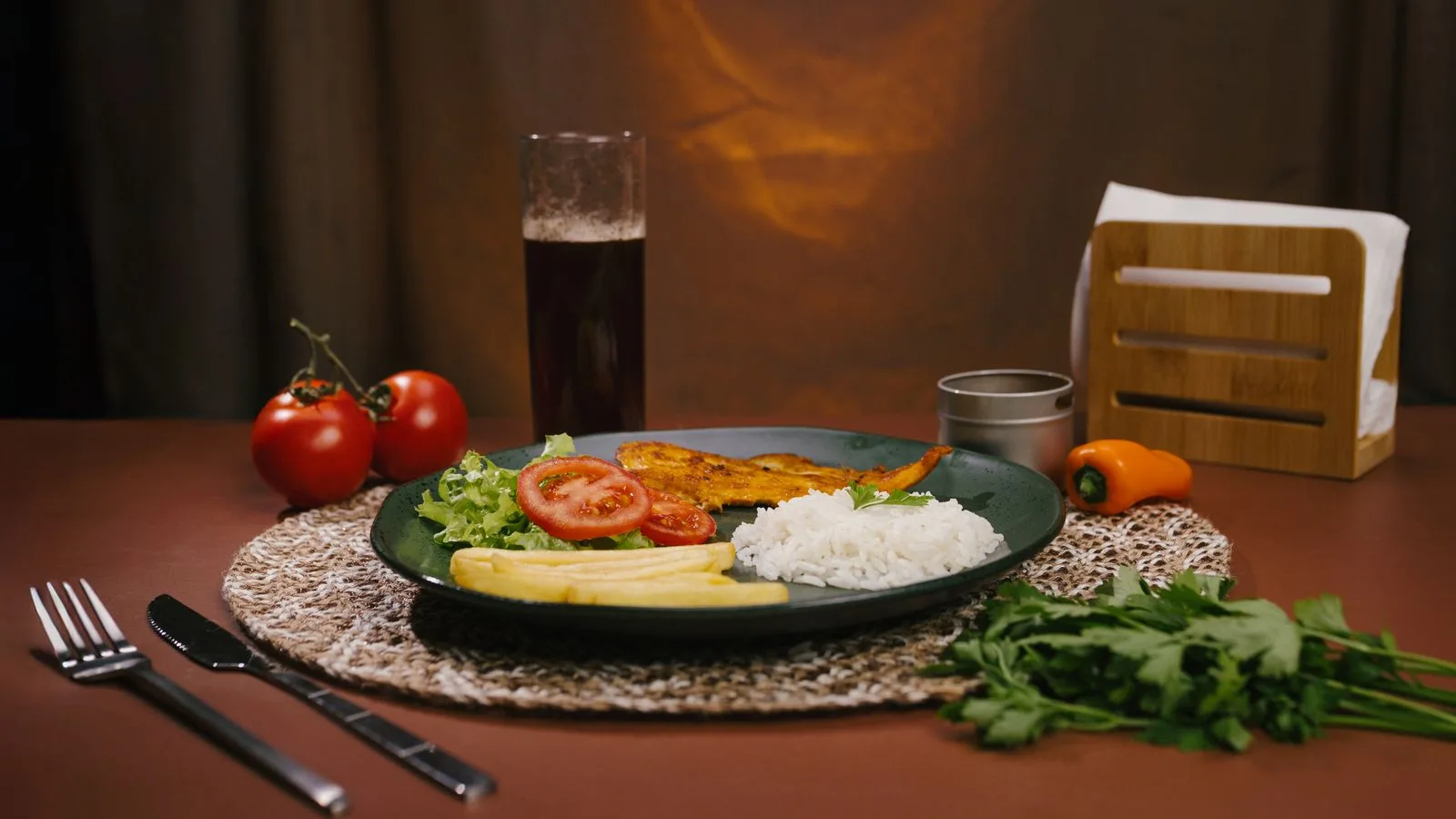 Delicious Brazilian dish featuring rice, fish, and vegetables, perfect for a cultural culinary exploration.